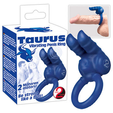 You2Toys Taurus Penisring, синее, Эрекционное кольцо