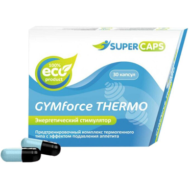 SuperCaps GYMforce Thermo, 30 капсул, Энергетический стимулятор