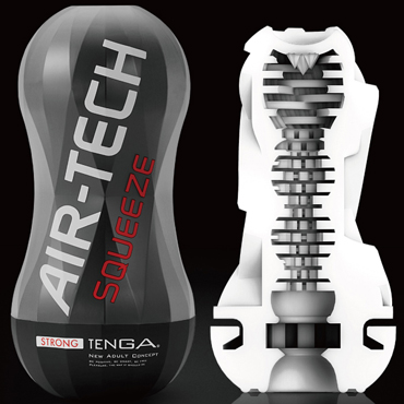 Tenga Air-Tech Squeeze Strong, черный - фото, отзывы