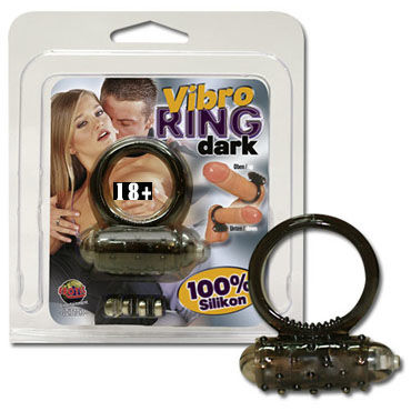 Vibro Ring Dark кольцо, Эрекционное кольцо с вибрацией