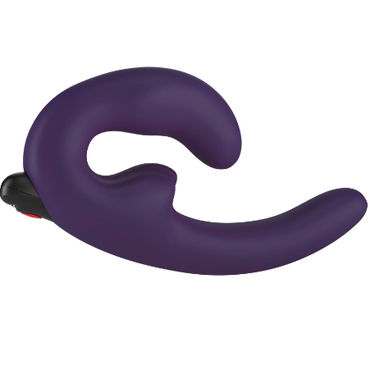 Fun Factory Sharevibe, фиолетовый - Безремневой страпон с перезаряжаемым виброэлементом - купить в секс шопе
