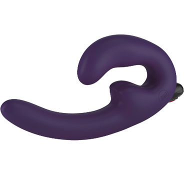 Fun Factory Sharevibe, фиолетовый, Безремневой страпон с перезаряжаемым виброэлементом