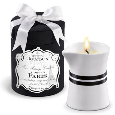 Mystim Petits Joujoux A Trip To Paris, 190г, Свеча для массажа с ароматом ванили и сандала