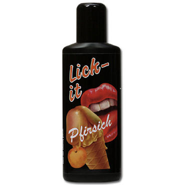 Lick-It Peach, 100 мл, Для орального секса, персик