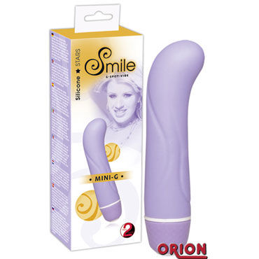 Smile Mini Silicone Vibe, фиолетовый, Компактный вибратор точки G