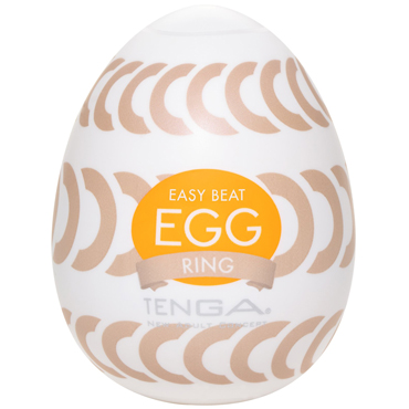 Tenga Egg Wonder Ring, Мастурбатор с рельефом в виде ребер и спиралей