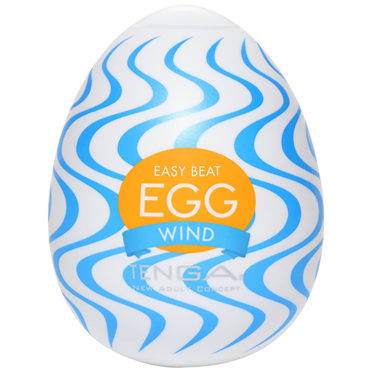 Tenga Egg Wonder Wind, Мастурбатор с рельефом в виде волн