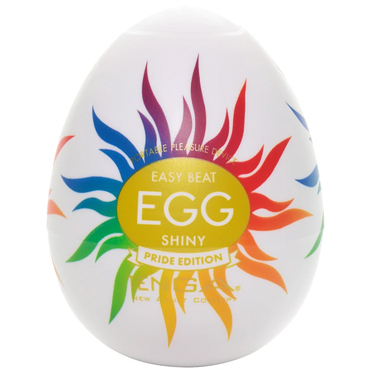 Tenga Egg Shiny Pride Edition, Мастурбатор с рельефом в виде солнца с лучами