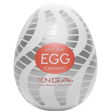 Tenga Egg Tornado, Мастурбатор с рельефом в виде спиралей с прямоугольными отростками
