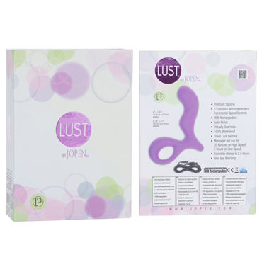 Jopen Lust L13, фиолетовый - Вибратор волнообразной формы - купить в секс шопе