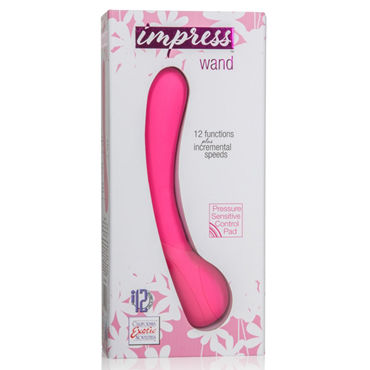 California Exotic Impress Wand, розовый - Гибкий вибратор - купить в секс шопе