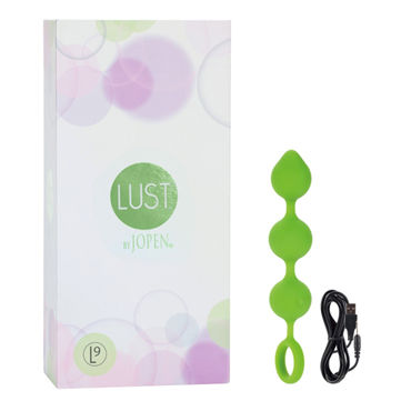 Jopen Lust L9, зеленый, Анальная виброцепочка