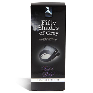 Fifty Shades of Grey Feel It, Baby! Vibrating Cock Ring, Эрекционное кольцо с вибрацией