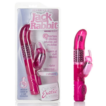California Exotic Advanced G Jack Rabbit, розовый, Многофункциональный вибратор