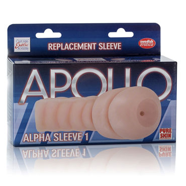 California Exotic Apollo Replacement Sleeve Alpha Sleeve 1 Gender Neutral - Мастурбатор-анус, вставка - купить в секс шопе