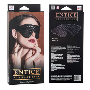 California Exotic Entice Blackout Eyemask - Плотная маска на глаза - купить в секс шопе