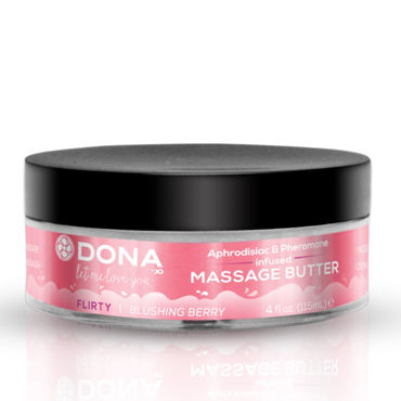 Dona Massage Butter Flirty Aroma Blushing Berry, 115 мл, Увлажняющий крем-масло с ароматом "Флирт"