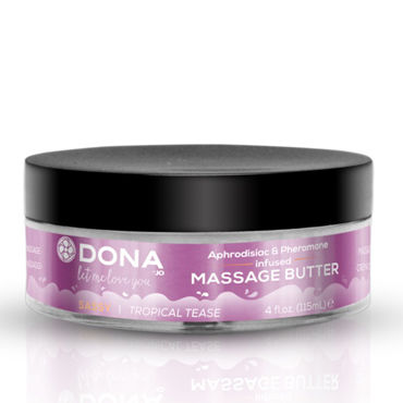 Dona Massage Butter Sassy Aroma Tropical Tease, 115 мл, Увлажняющий крем-масло с ароматом "Страсть"