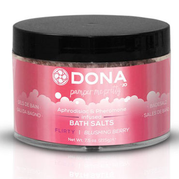 Dona Bath Salt Flirty Aroma Blushing Berry, 215 г, Соль для ванны меняющая цвет воды с ароматом "Флирт"