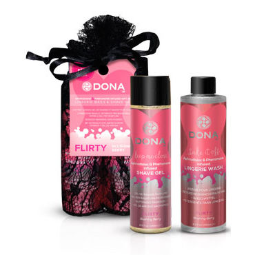 Dona Be Sexy Gift Set - Flirty, Гель для душа и кондиционер для белья с ароматом "Флирт"