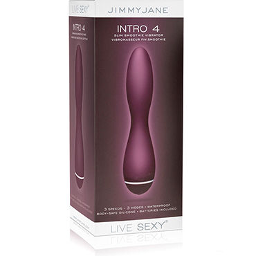 JimmyJane Intro 4, фиолетовый - Вибратор эргономичной формы - купить в секс шопе