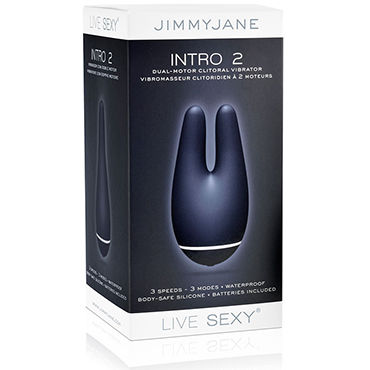 JimmyJane Intro 2, синий - Вибромассажер для стимуляции эрогенных зон - купить в секс шопе