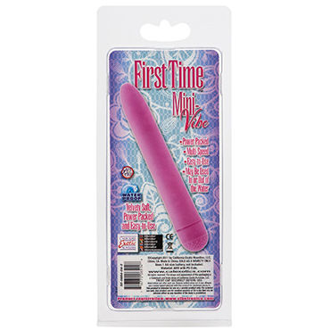 California Exotic First Time Mini Vibe, розовый - Вибромассажер-мини - купить в секс шопе