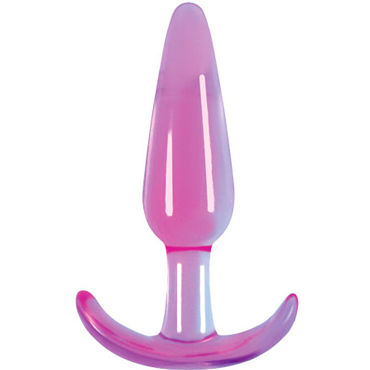 NS Novelties Jelly Rancher Smooth T-Plug, фиолетовая, Анальная пробка