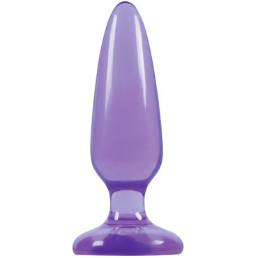 NS Novelties Jelly Rancher Pleasure Plug, фиолетовая, Анальная пробка малая
