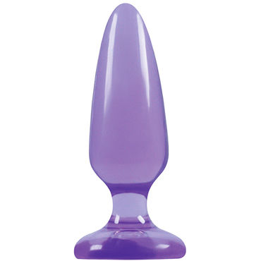 NS Novelties Jelly Rancher Pleasure Plug, фиолетовая, Анальная пробка средняя