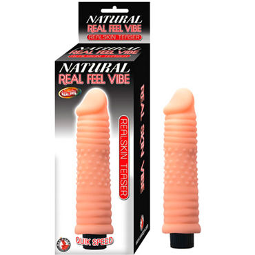 Pipedream Natural Real Feel Vibe Real Skin Teaser, Рельефный вибромассажер