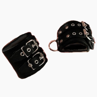 Sitabella наручники, черный, Наручники с двумя ремешками