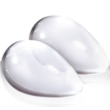 NS Novelties Crystal Kegel Eggs, прозрачный - Вагинальные шарики из стекла, большие - купить в секс шопе