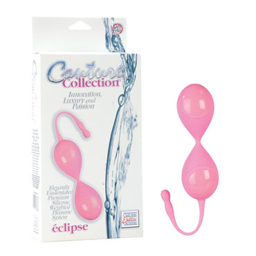 California Exotic Couture Collection Eclipses, розовые, Вагинальные шарики оригинальной формы