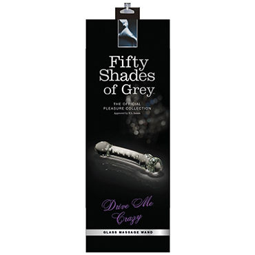Fifty Shades of Grey Glass Massage Wand - Стеклянный фаллоимитатор - купить в секс шопе