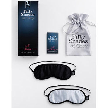 Fifty Shades of Grey Soft Blindfold Twin Pack, Две маски на глаза