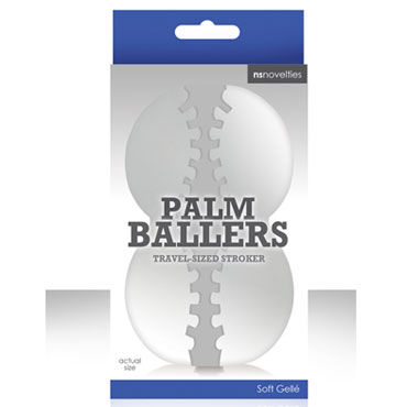 NS Novelties Palm Ballers, прозрачный, Супер мягкий мастурбатор