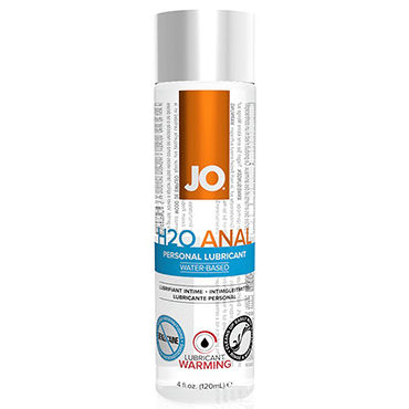 JO H2O Anal Warming, 120 мл, Анальный согревающий лубрикант на водной основе