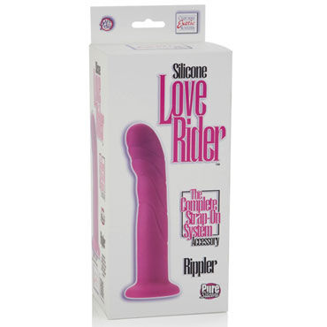 California Exotic Love Rider Rippler Probes, розовый - Страпон к трусикам - купить в секс шопе