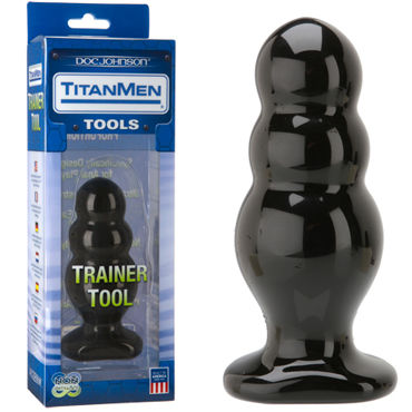 Doc Johnson Titanmen Trainer Tool #4, Анальная пробка оригинальной формы