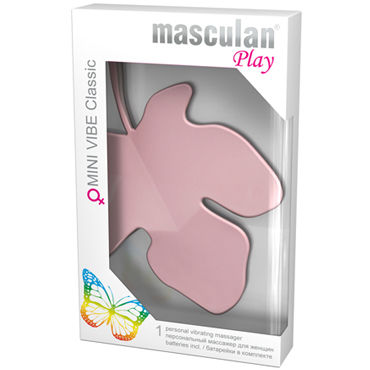 Masculan Mini Vibe Classic, светло-розовый, Стимулятор клитора в виде листочка