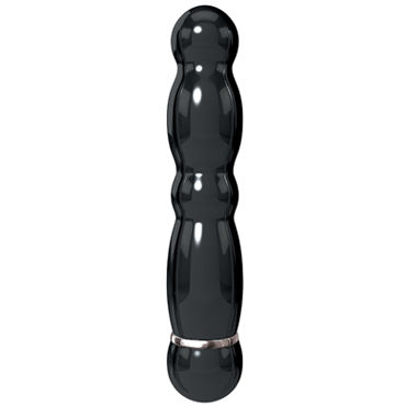 Pipedream Pure Aluminium Black Medium - Эксклюзивный вибратор среднего размера - купить в секс шопе