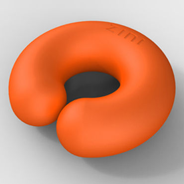 Zini Donut Orange - Универсальный гибкий вибратор - купить в секс шопе