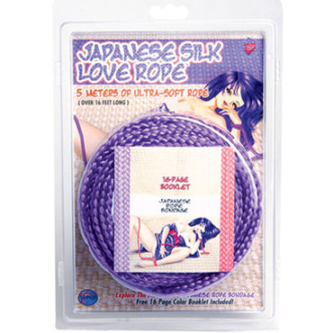 Topco Japanese Silk Love Rope, фиолетовый, Веревка для фиксации, 5 м