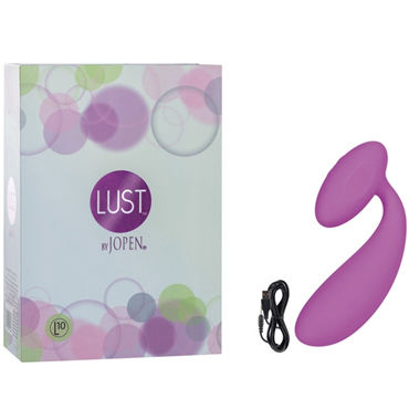 Jopen Lust L10, фиолетовый, Вибромассажер изогнутый формы