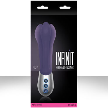 NS Novelties Infinit, фиолетовый, Оригинальный перезаряжаемый массажер