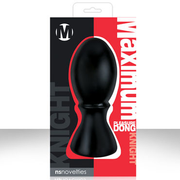 NS Novelties Maximum Pleasure Dong, черный, Анальная пробка в виде шахматного коня