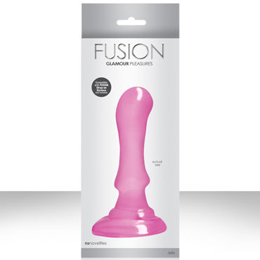 NS Novelties Fusion Pleasure Dongs, розовый, Фаллоимитатор-насадка к страпону