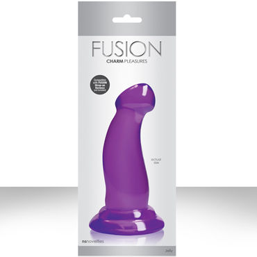 NS Novelties Fusion Pleasure Dongs, фиолетовый, Фаллоимитатор-насадка к страпону