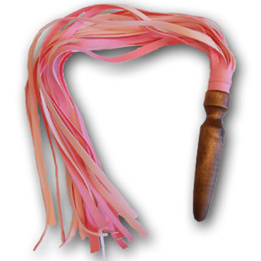 Sitabella Комета, розовая, Плеть с кожаными хвостами